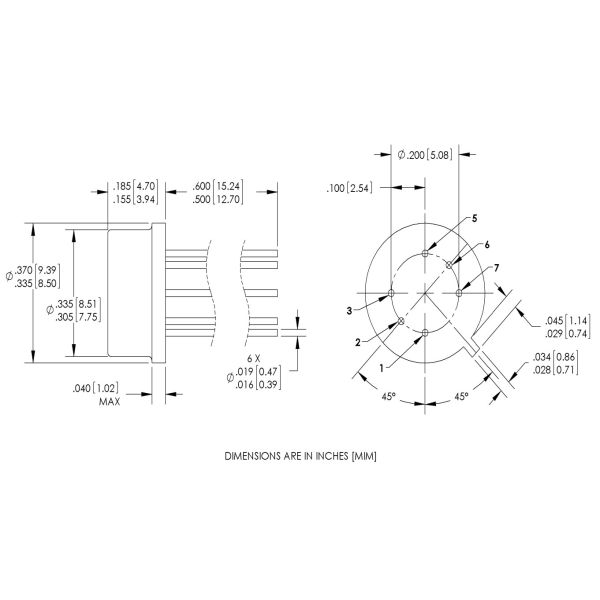 optically coupled isolator OPTEK JAN4N49A with infrared emitter and phototransistor in hermetically sealed package