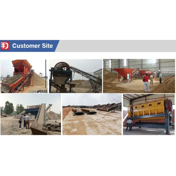 Solid Waste Garbage Trommel Drum Screen For Powder Liquid Particle