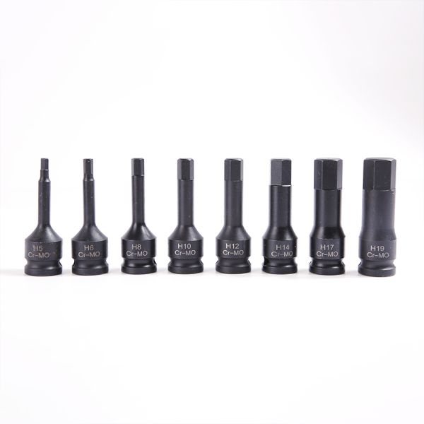 Drive Black Phosphate Finish H5 Hex Impact Socket Set Made Of CR-MO Material