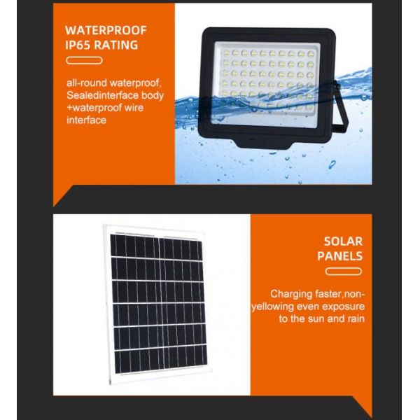 Внешние водонепроницаемые солнечные светофоры мощностью 100 Вт 170 Лм/Вт с теплорассеивающей оболочкой