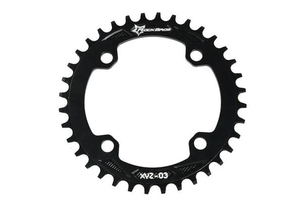 roda de jóquei do rolamento da bicicleta da montanha do CNC da luz de 34T 36T ultra com anodização preta do LOGOTIPO