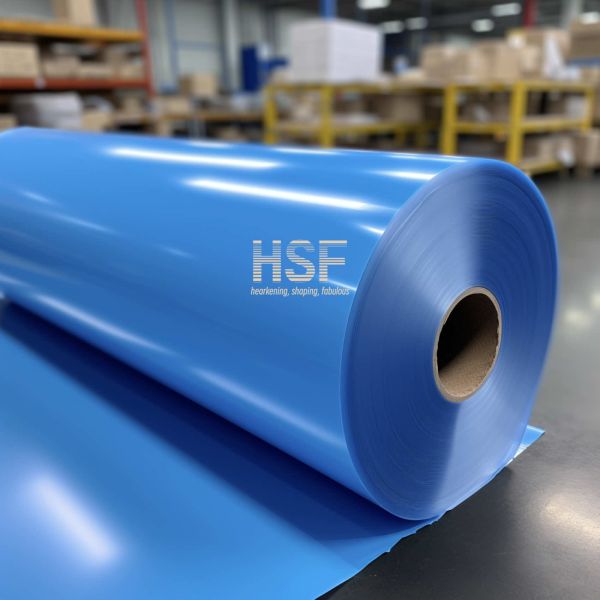 Непрозрачная голубая полипленка высокой плотности 120 микрон для лабораторной упаковки