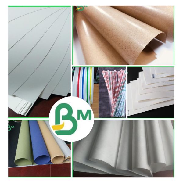 High Tear Resistance Brown Sack Kraft Paper 90GSM For Bags Making