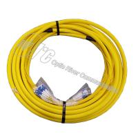 Jaunissez 24 brins a pré terminé le câble optique de fibre multimode
