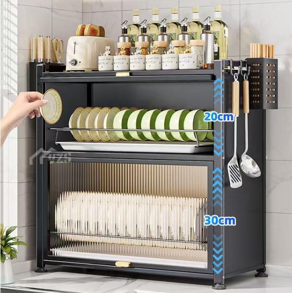 Carbon Steel Bowl And Plate Storage Racks For Kitchen Floor Standing  | Wholesale for Distributors | MOQ 300 Pcs