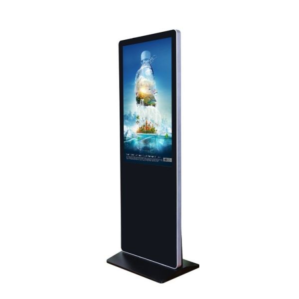 Self Service Floor Standing Advertising Display , LED Touch Screen Kiosk Stand