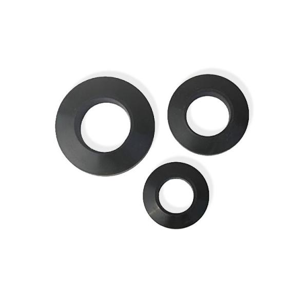 Black Color Rubber Suspension Bushes Noise Reduction For Eletrical Appliance