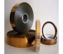 0.08 Mm Round Die Cut Adhesive Tape Polyimide 250 Centigrade Resistant