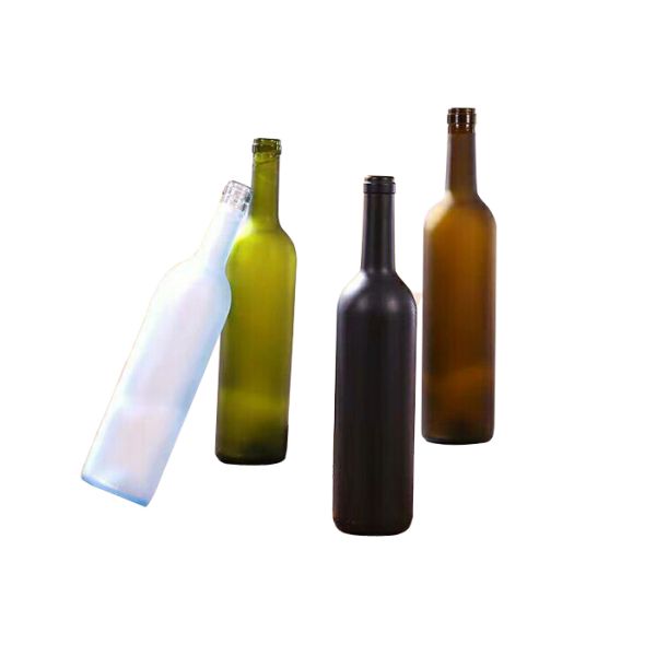 Non Leakage Empty Glass Wine Bottles Thickened Superior Durability Dishwasher Safe