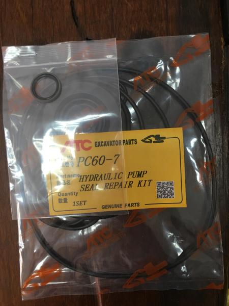 Seal repair kit for Komatsu excavator PC60-7 hydraulic pump/control valve