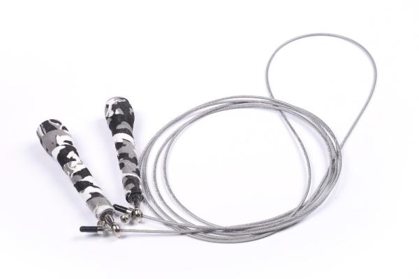 High Quality Fitness Workout Weighted Handle Pvc Coated Steel Wire Adjustable Speed Skipping Rope Jump Rope