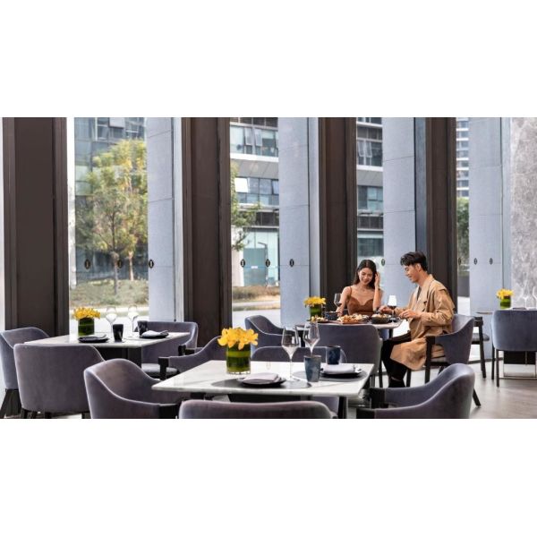 Intercontinental Hotels Group Entry Lux Style Bedroom Furniture Sets Wooden Fixed Furniture Decorations