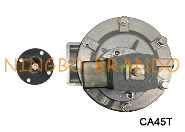 Válvula do pulso do ângulo direito 1-1/2” Pneumtic de CA45T com corpo da liga de alumínio para o sistema da limpeza da poeira