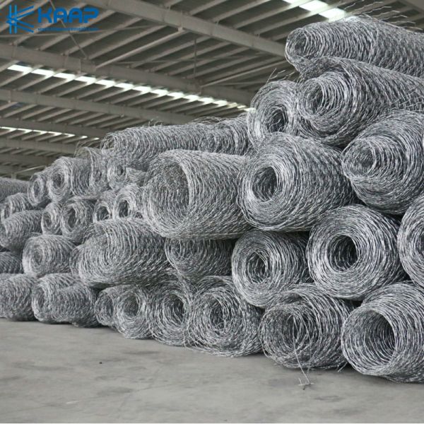 ширина 0.3m гальванизировала сплетенные корзины Gabion