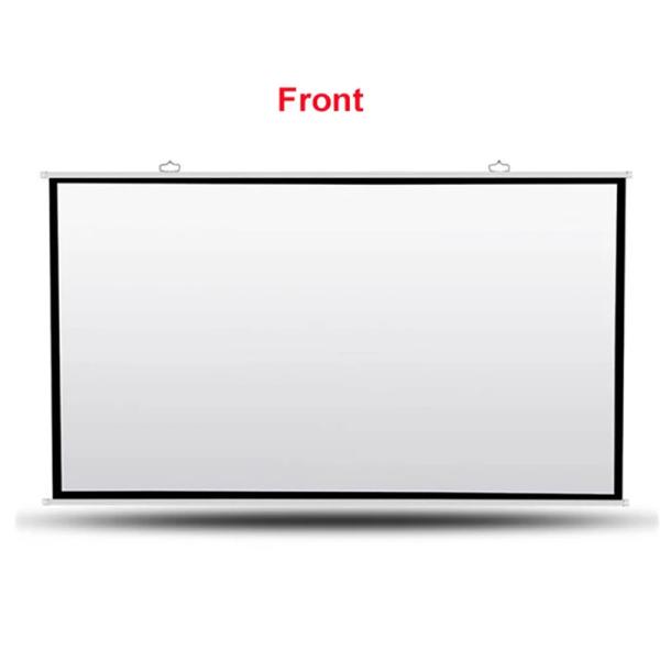Simple Hanging HD Home Warp Knitting Projection Screen 16:9 100 Inch