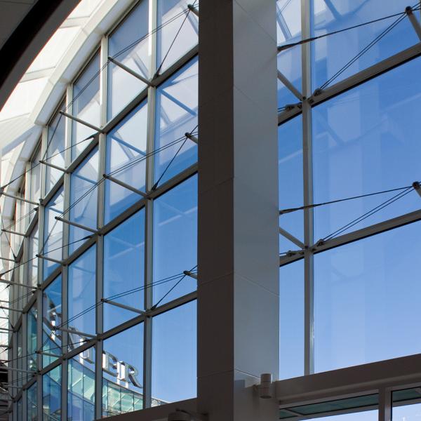 Laminated Glass Curtain Wall Office Building Thermal Insulation Sound Insulation Curved Curtain Wall Systems Concrete Curtain Wall Glass