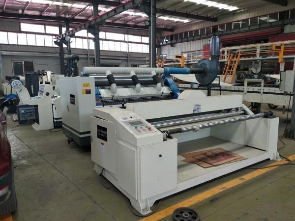 Hydraulic Shaftless Mill Roll Stand, Two Kraft Paper Reel, Hydraulic Lift-down