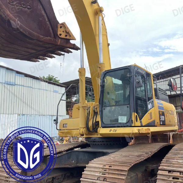 PC500 Оригинальный Комацу Экскаватор 50 тонн Экскаватор с ползучей ручкой,1 единица Доступна