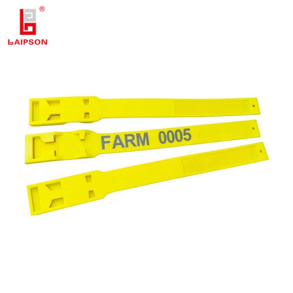 375mm Visual Cattle Sheep Goat Rfid Leg Tag Band For Distinguish the Disease