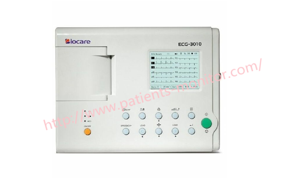 ЭКГ-3010 Цифровая ЭКГ-машина Biocare Электрокардиограф 3-го канала