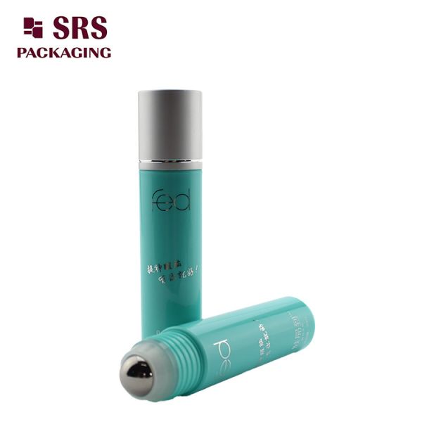 SRS high quality cosmetic empty 35ml plastic deodorant roller ball bottle