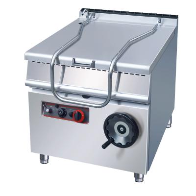 80L Caixa de fritura inclinável Equipamento de cozinha comercial Caixa de fritar inclinada