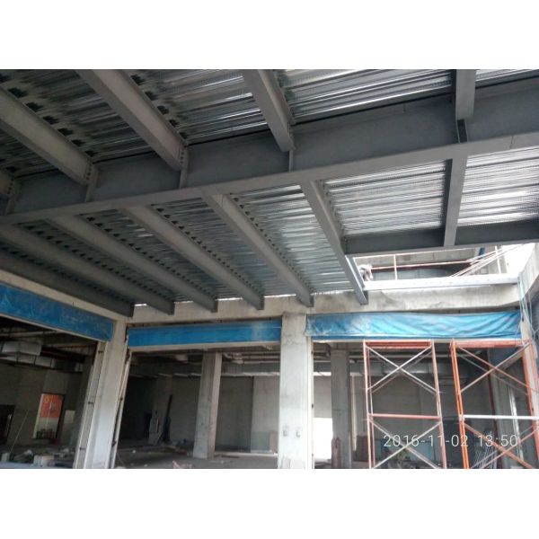 Construções pré-fabricadas das construções de aço da plataforma de 2 andares da armação de aço para o shopping