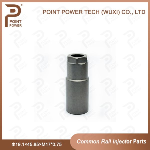 Diesel Fuel Injector Spare Parts Nozzle Nut Cap ,Size Φ19.1×45.85×M17*0.75,For Piezo Injector 115069