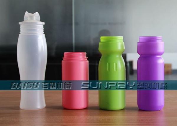 1000ml Plastic HDPE Bottle Blow Molding Machine Double Station Three Head EBM SRB70D-3