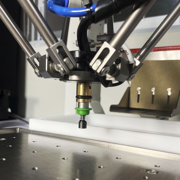 High Speed Delta Robot with AI Vision for 3000-4500 pcs/h Pick-and-Place and 0.05mm Precision in 3C Electronics