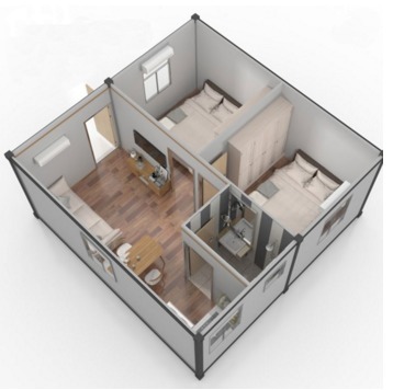 Dependable Latvia Steel Structure Portable Prefab+Houses for Multipurpose