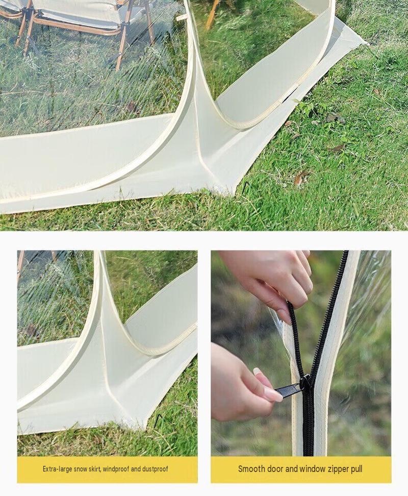 Large 300*300*205CM Spherical Bubble Viewing House Portable Quick-Setup Outdoor Winter Warm Transparent Tent For Outdoor Events Camping And Sporting Activities
