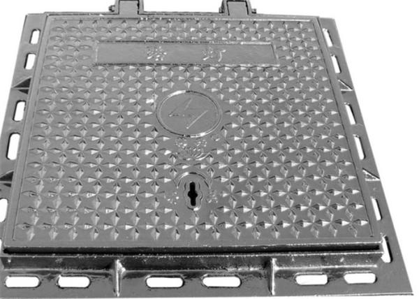 High Strength Hinged Drain Cover Manhole Square Drain Grate Anti Shock