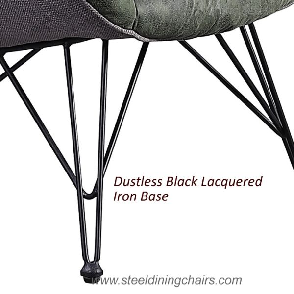 Furniture Lounge 76cm 44cm Recliner Stainless Steel Dining Chairs