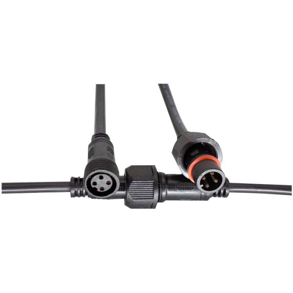 На открытом воздухе СИД 500mm IP67 кабель M15 женский и мужской