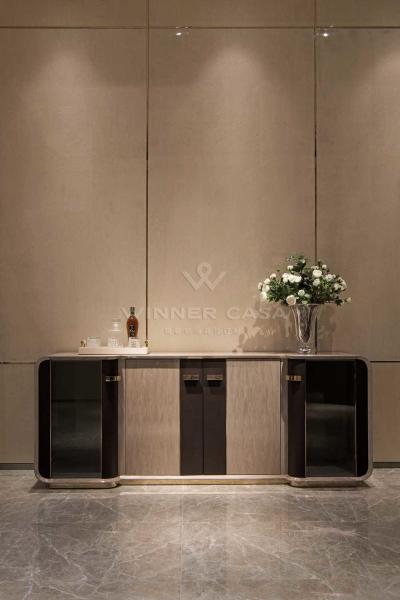 Luxury High Gloss Dining Room 4 Door Sideboard Cabinet