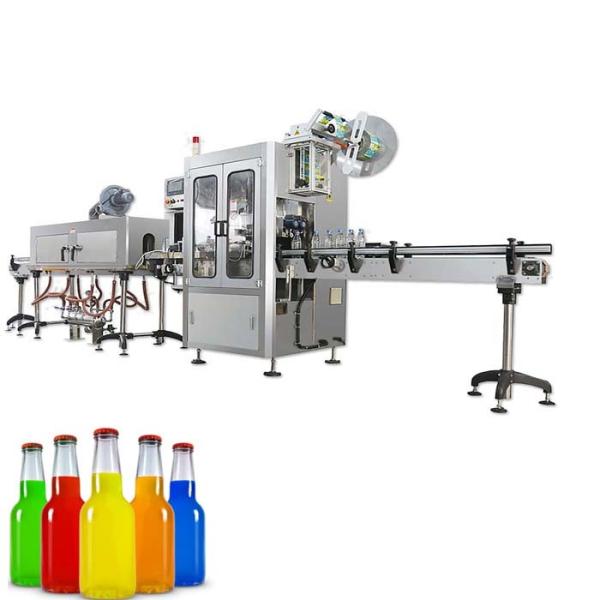 PET mineral water bottle labeling machine pure water shrink sleeve labeling machine