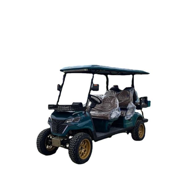 GCC Market 10 inch Aluminum Alloy Wheels Golf Cars Equipped with Front LED Headlight