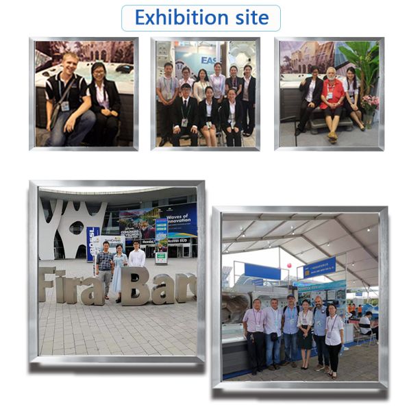 Двигателей массажа джакузи 124 спа люкса ванна водоворота крупноразмерных на открытом воздухе