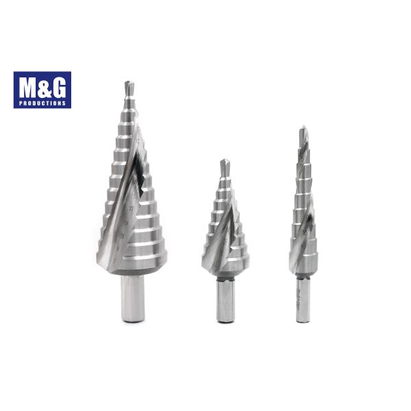 HSS , HSS Cobalt  CBN Fully ground Sprial Flute Step Drill (Round shank ,Triangle shank and  Hex shank )