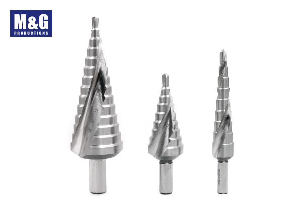 HSS , HSS Cobalt  CBN Fully ground Sprial Flute Step Drill (Round shank ,Triangle shank and  Hex shank )