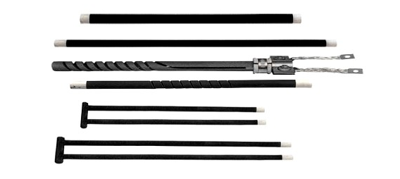 Silicon Carbide Rod SiC Heater Element Thermocouple Components for Industrial Heating