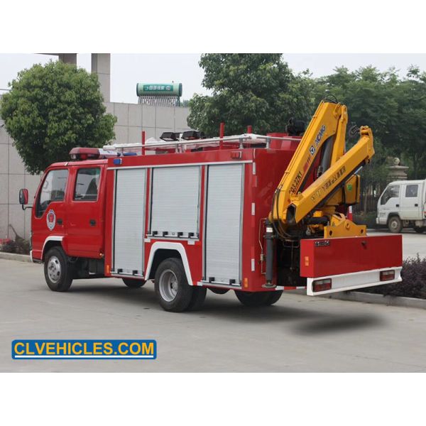 600P 130hp ISUZU Fire Fighting Emergency Rescue Truck Diesel Engine