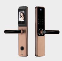 Caméra de haute sécurité Smart Lock Noir Argent Pour l' appartement à la maison