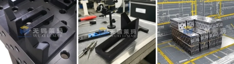 D28 Steel Welding Table with 100mm Grid Spacing for Heavy Equipment Manufacturing
