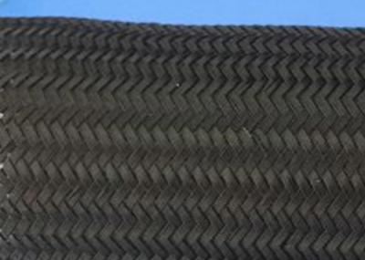 Luva expansível preta da proteção contra o calor do fio para o chicote de fios de cabo