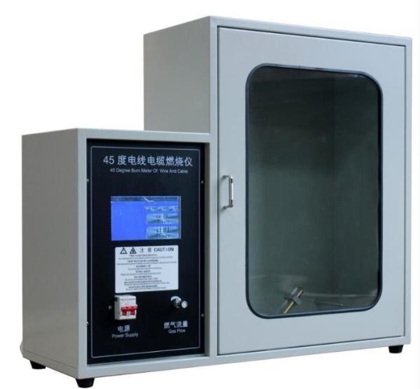 ISO 6722-1 Single Core Flammability Testing Machine For Cable Flame Retardant Performance