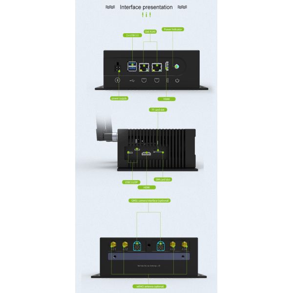 Embedded System Kit Nvidia Jetson AGX Xavier-RTSS-Z508 V2.0 Feiyun Smart Box 32GB