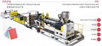 Ligne de production de placage pour meubles en feuille de PP PS EVA Multi-fonctionnelle 1200 mm 1400 mm
