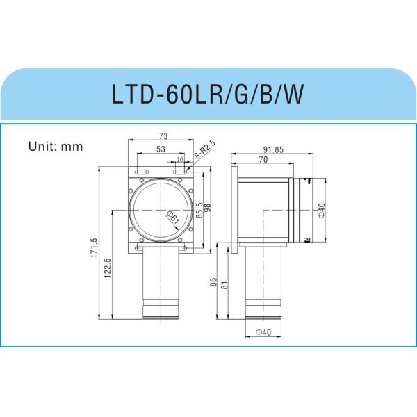 90 Degree L Type High Speed Industrial Camera Parallel Light Source Automation